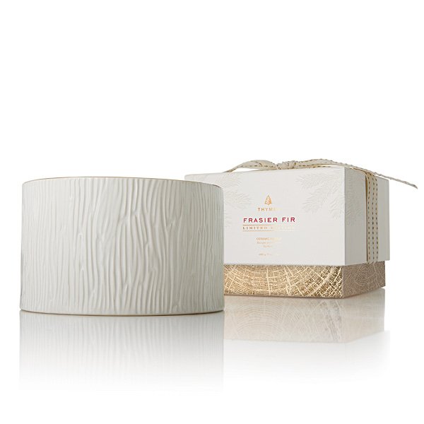 Thymes - Frasier Fir Ceramic 3 Wick Candle