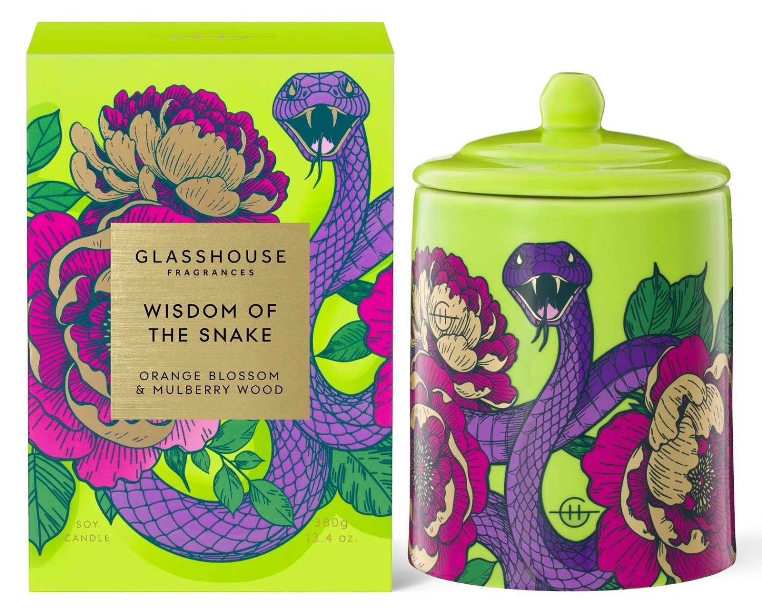 Glasshouse Wisdom Of The Snake Candle - Thumbnail 2