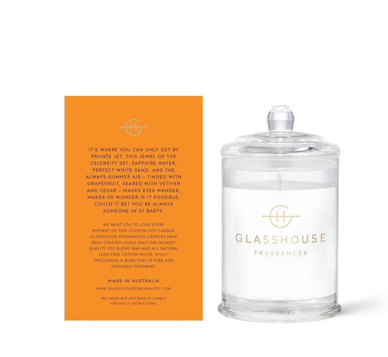 Glasshouse - St Barts Bronze Mini Candle
