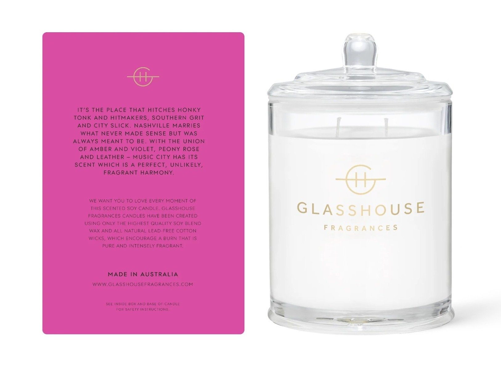 Glasshouse - Music City Magic Candle