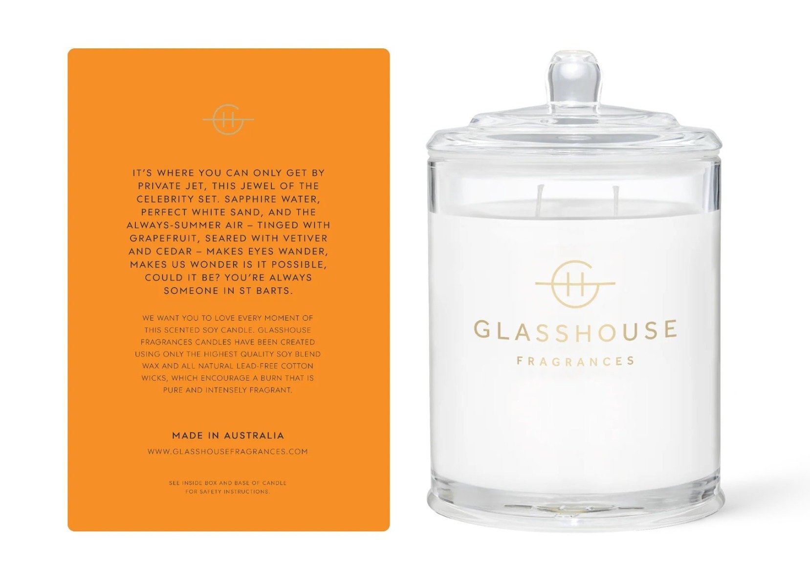 Glasshouse - St Barts Bronze Candle