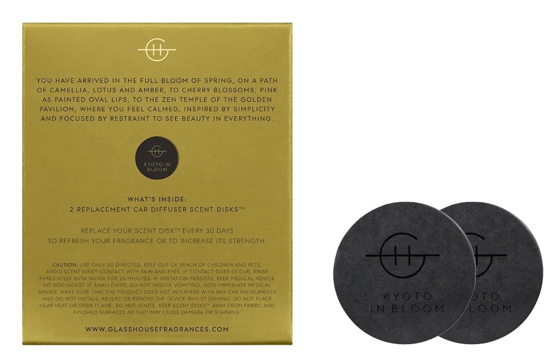 Glasshouse - Kyoto In Bloom Car Diffuser Refill