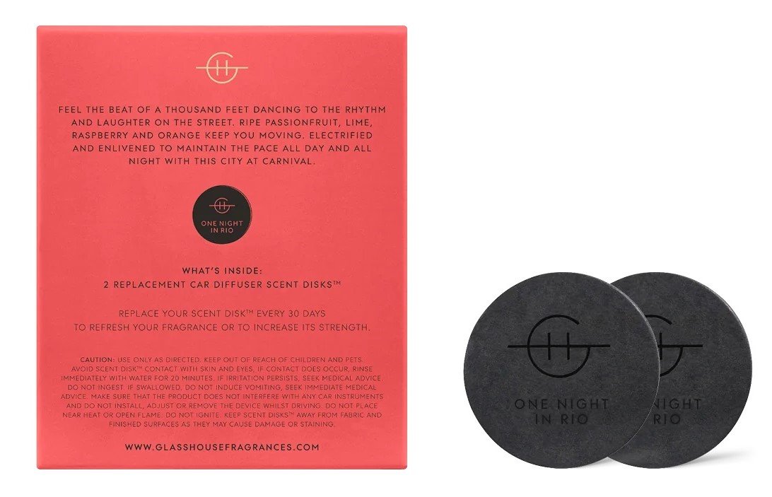 Glasshouse - One Night In Rio Car Diffuser Refill
