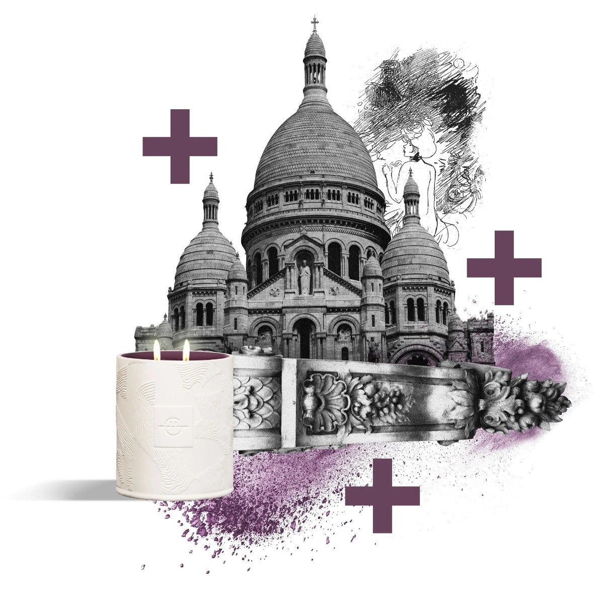 Glasshouse - Sacred Heart Candle