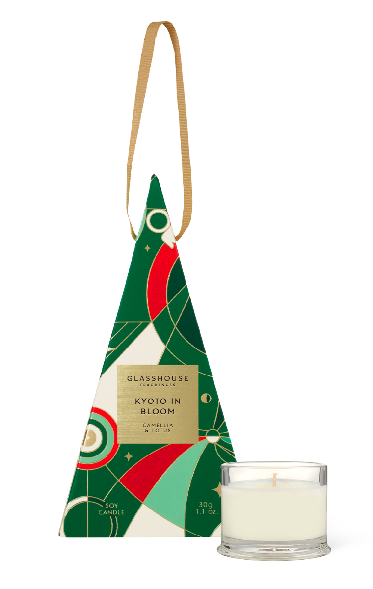 Glasshouse - Kyoto In Bloom Christmas Bauble Candle
