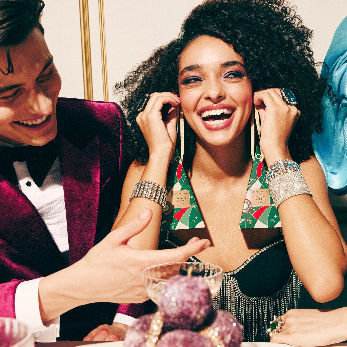 Glasshouse - Kyoto In Bloom Christmas Bauble Candle