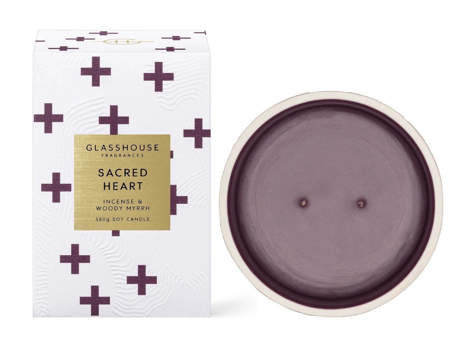Glasshouse - Sacred Heart Candle | Candle Delirium