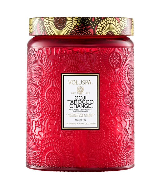Voluspa - Goji Tarocco Orange Large Jar Candle | Candle Delirium