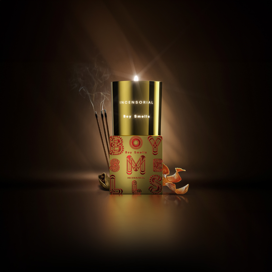 Boy Smells Incensorial Candle