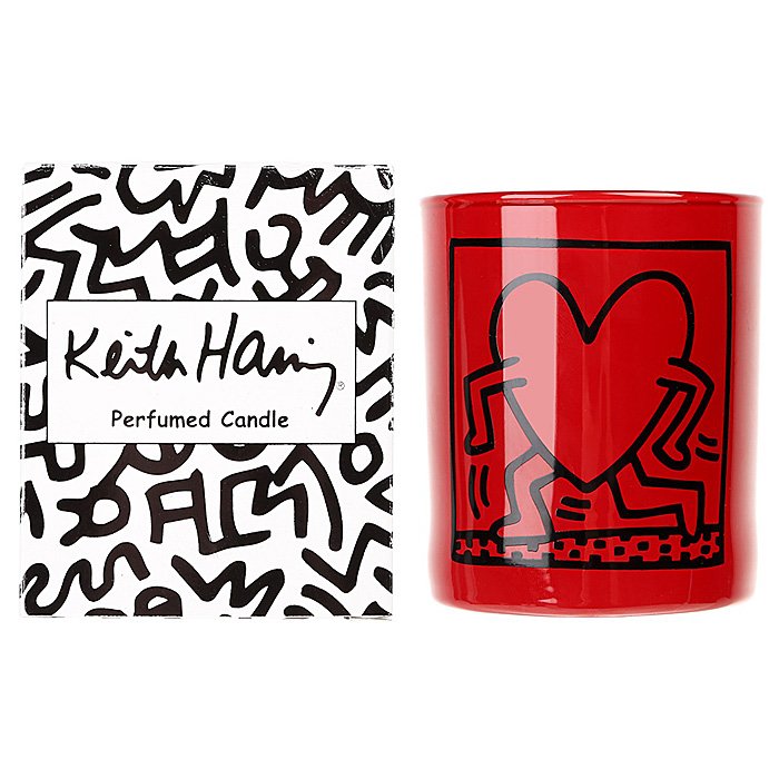 Keith Haring - Running Heart Candle
