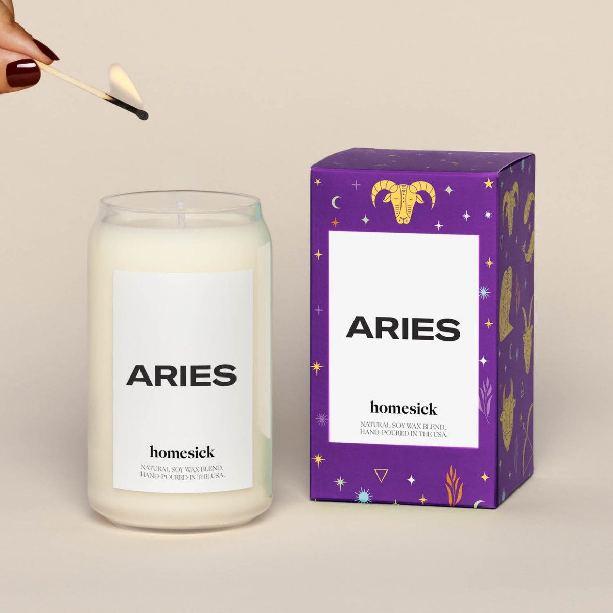 Homesick - Aries Candle