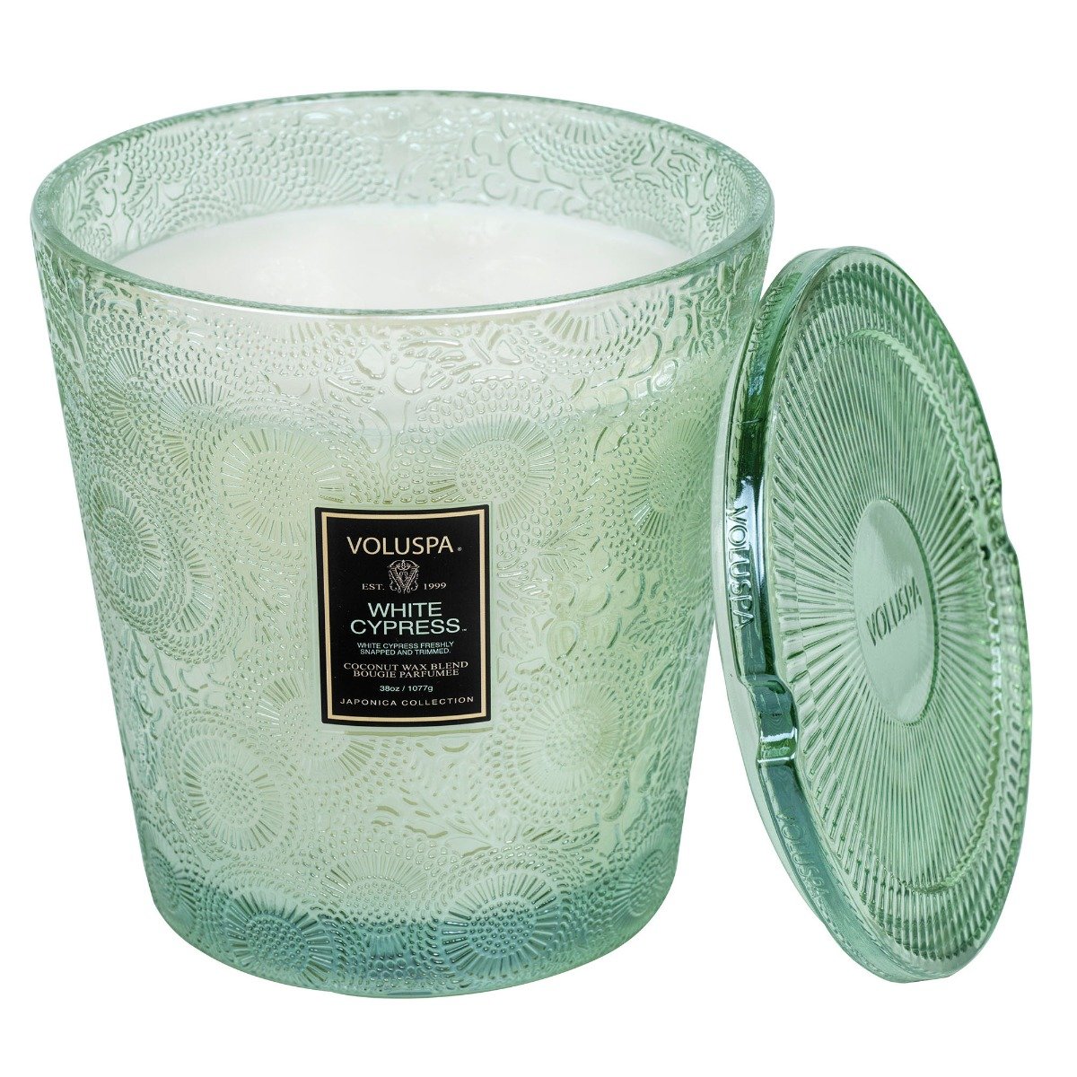 Voluspa - White Cypress 3 Wick Hearth Candle