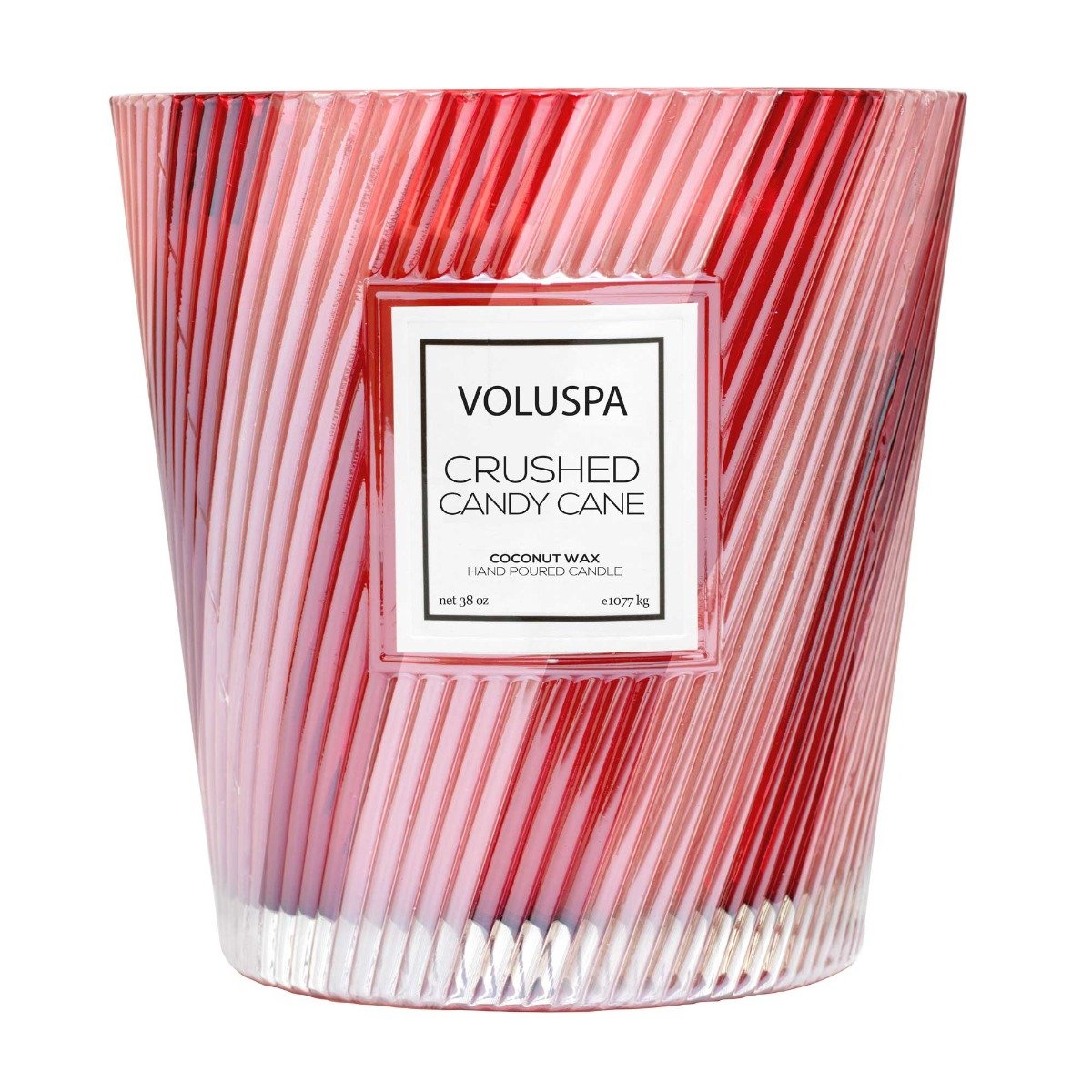 Voluspa - Crushed Candy Cane 3 Wick Hearth Candle
