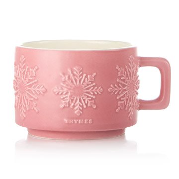 Thymes - Hot Cocoa Raspberry Small Mug Candle