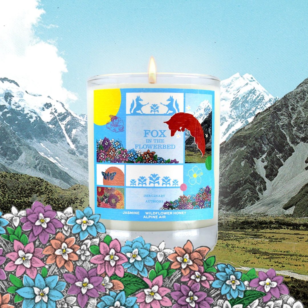 Imaginary Authors - Fox In The Flowerbed Candle