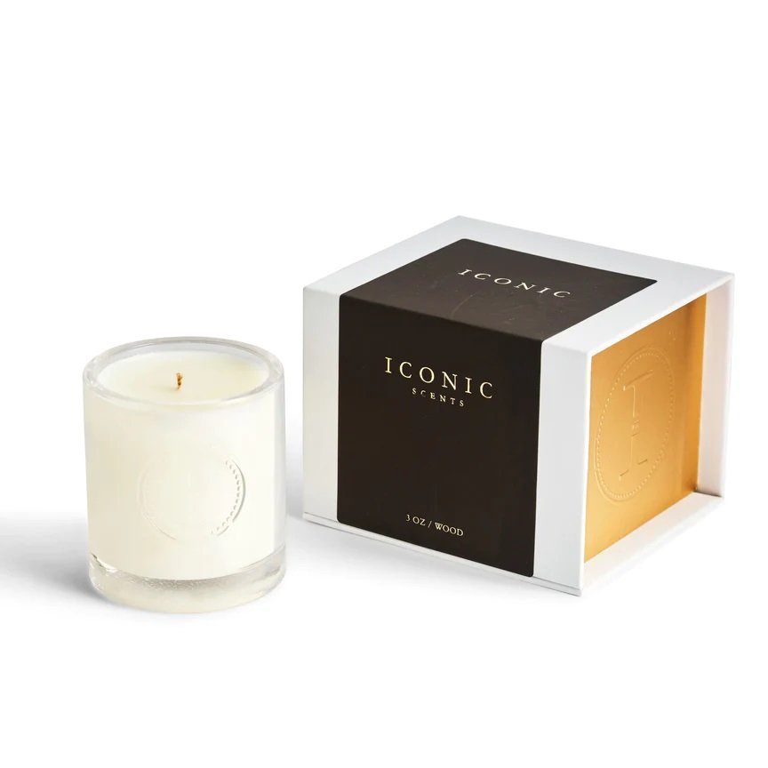 Iconic - Wood Mini Candle