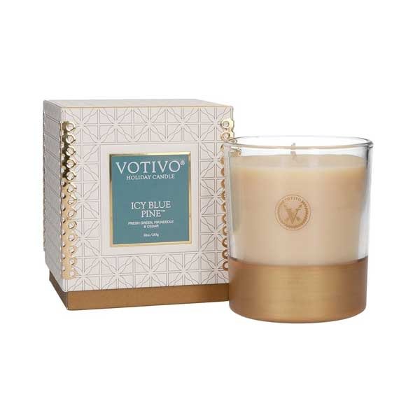 Votivo - Icy Blue Pine Holiday Candle