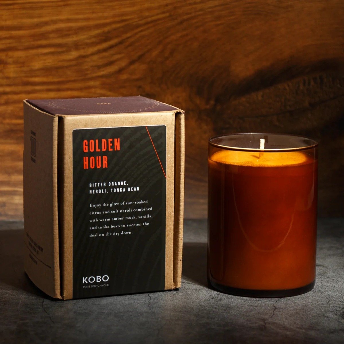 Kobo - Woodblock Golden Hour Candle