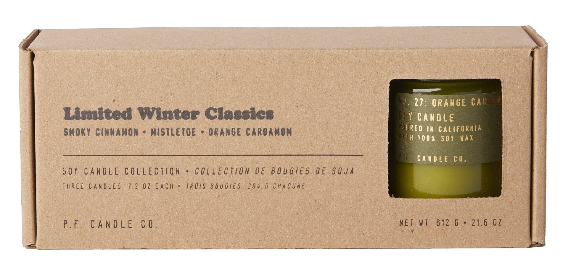 P.F. Candle Co. Winter Classics Trio Candle Set