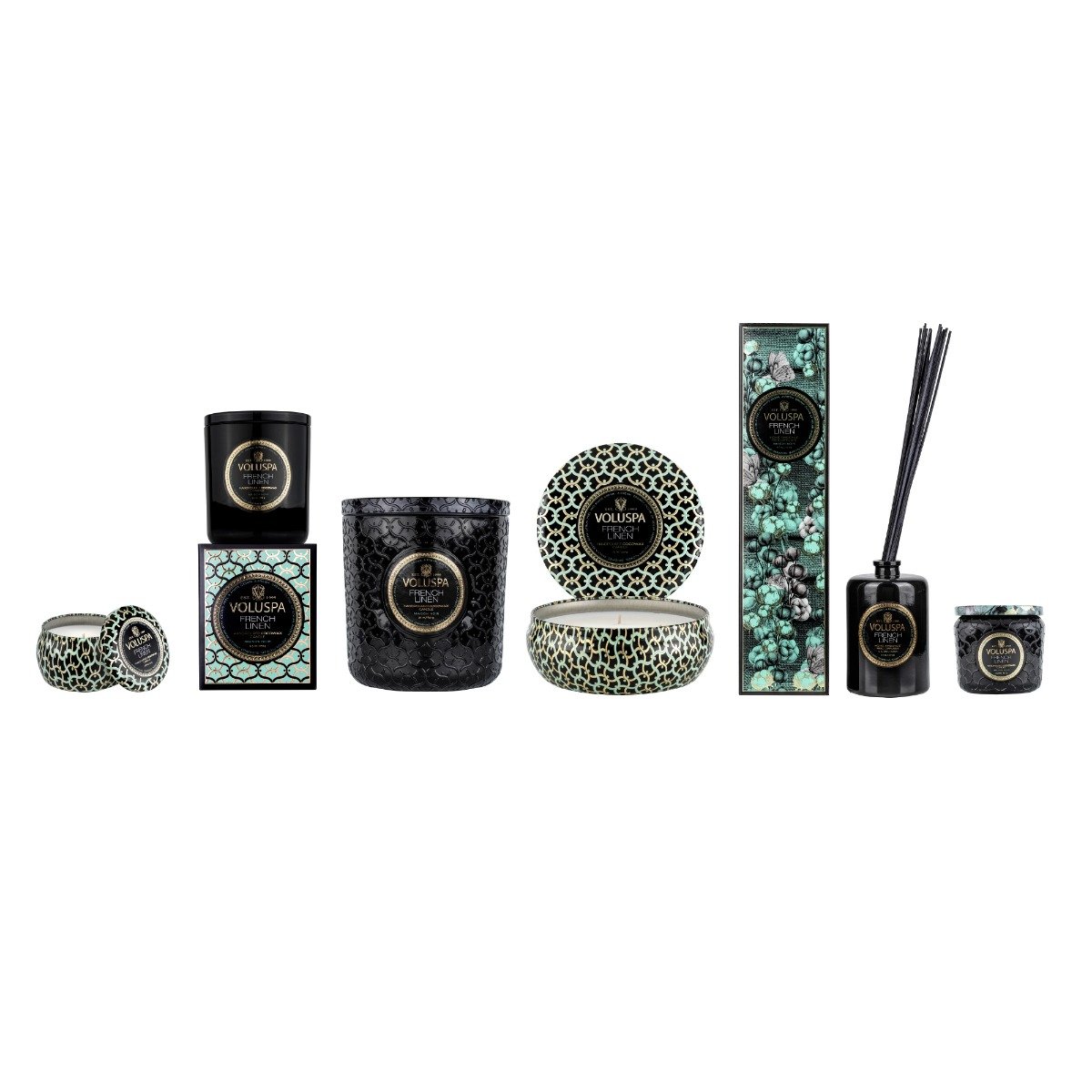 Voluspa - French Linen 5 Wick Hearth Candle