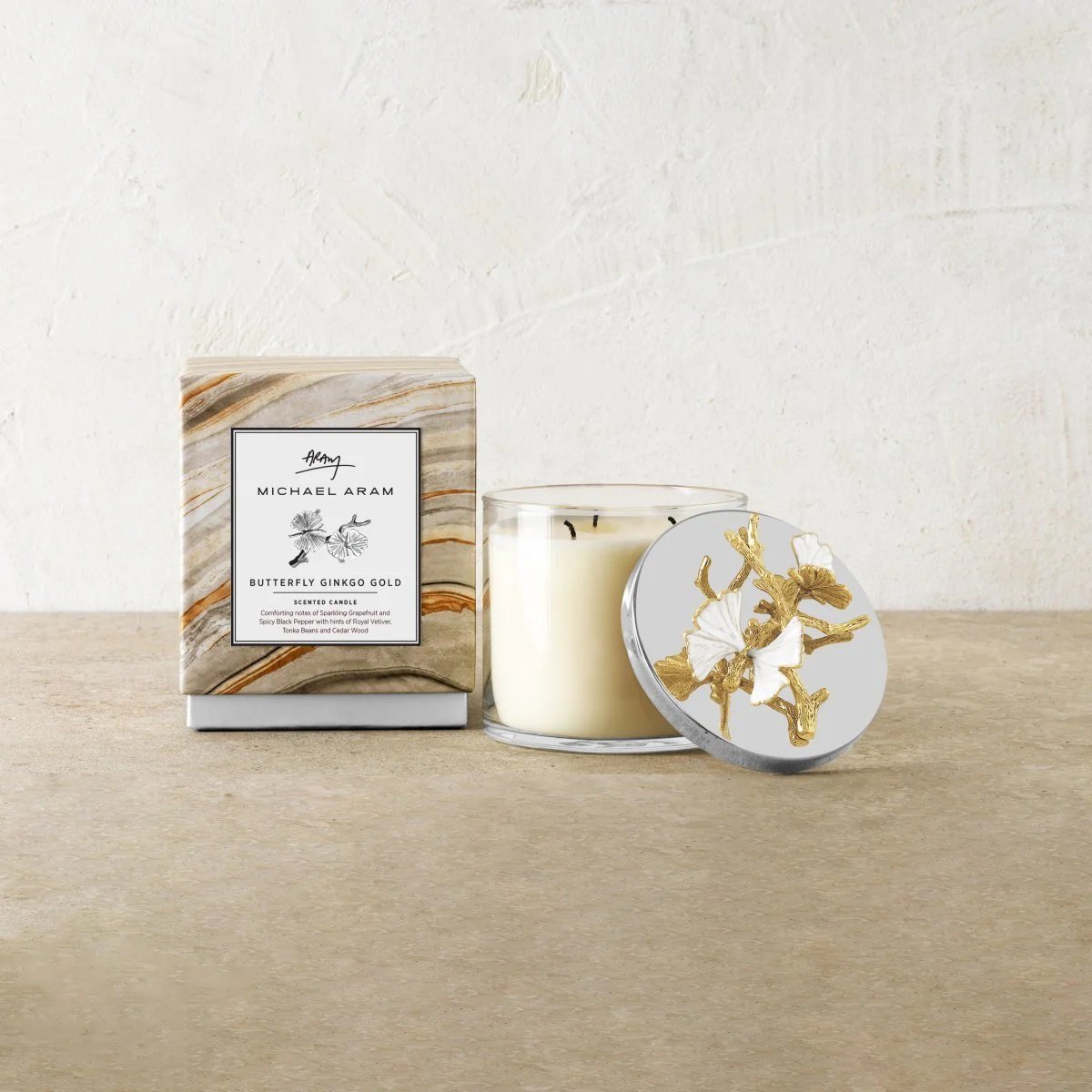 Michael Aram - Butterfly Ginkgo Gold Candle