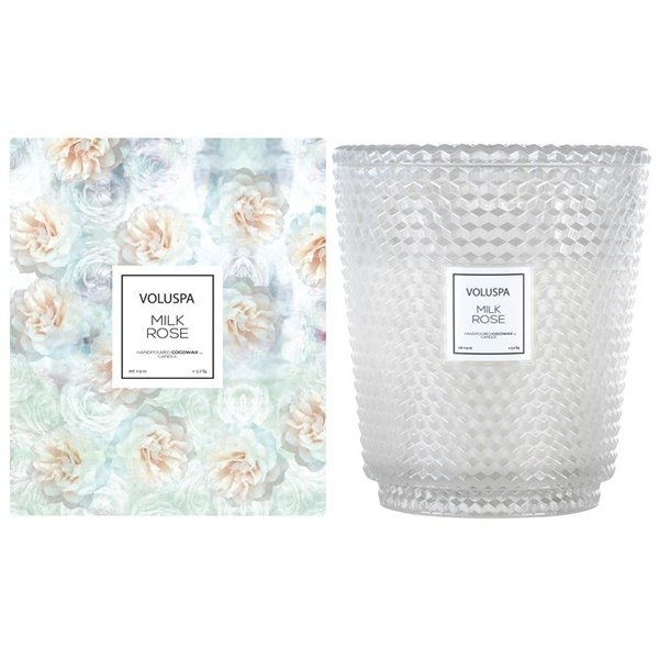 Voluspa - Milk Rose 5 Wick Hearth Candle