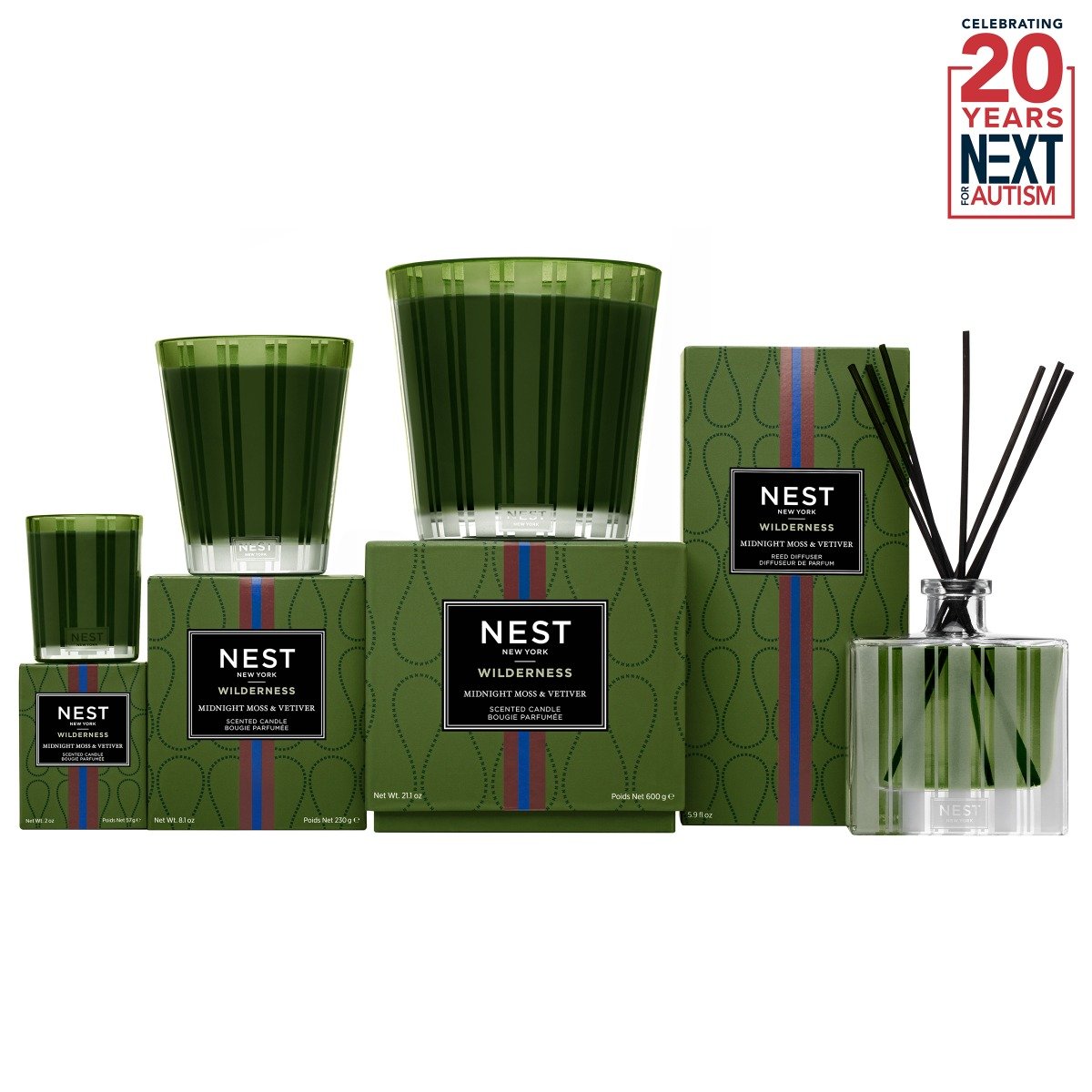 Nest - Midnight Moss & Vetiver Votive Candle