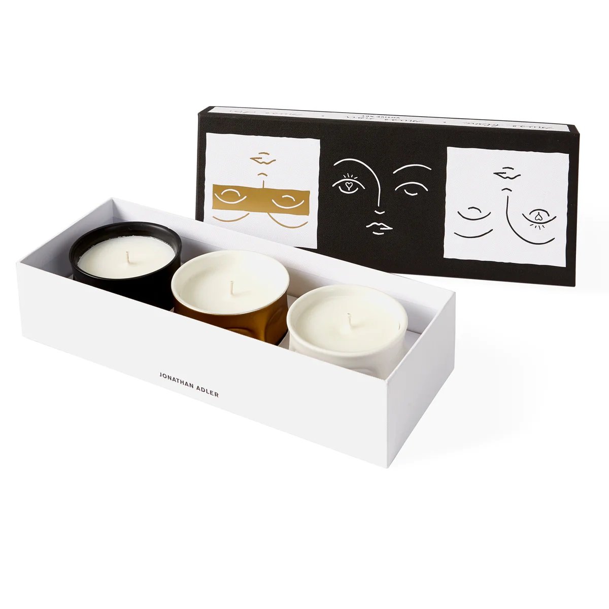 Jonathan Adler - Muse 3 Votive Candle Set