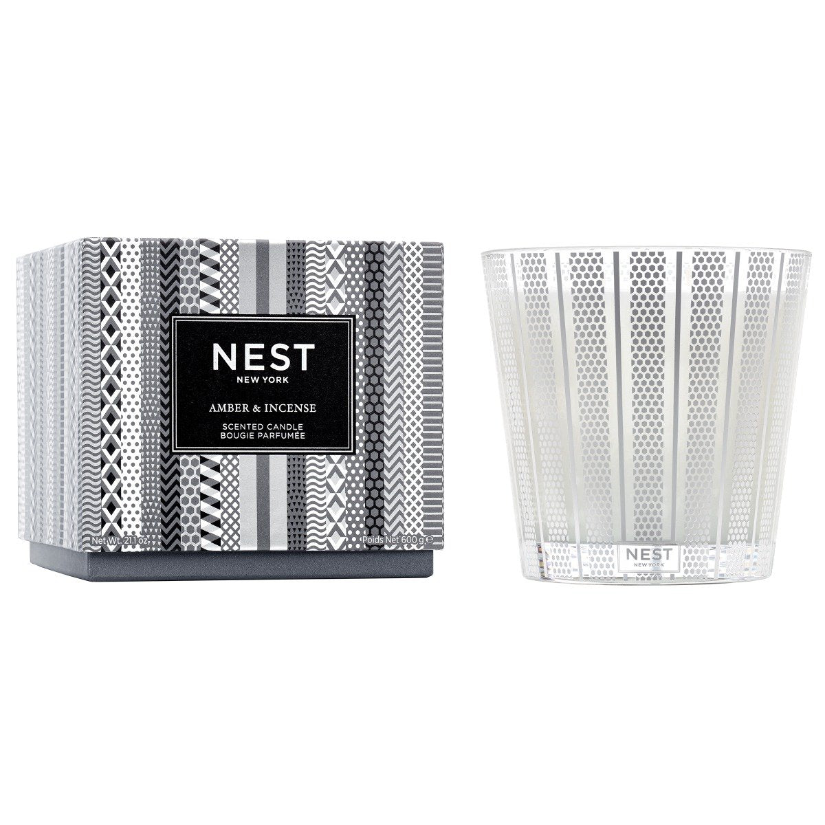 Nest Amber & Incense 3 Wick Candle - Thumbnail 3