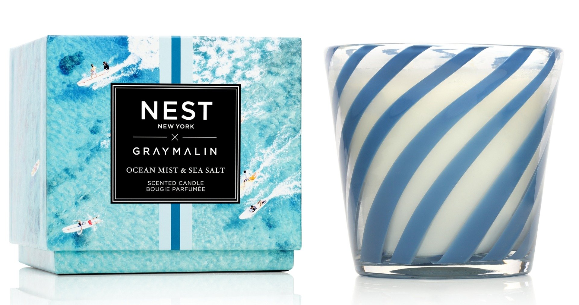 Nest - Ocean Mist & Sea Salt 3 Wick Candle (x Gray Malin)