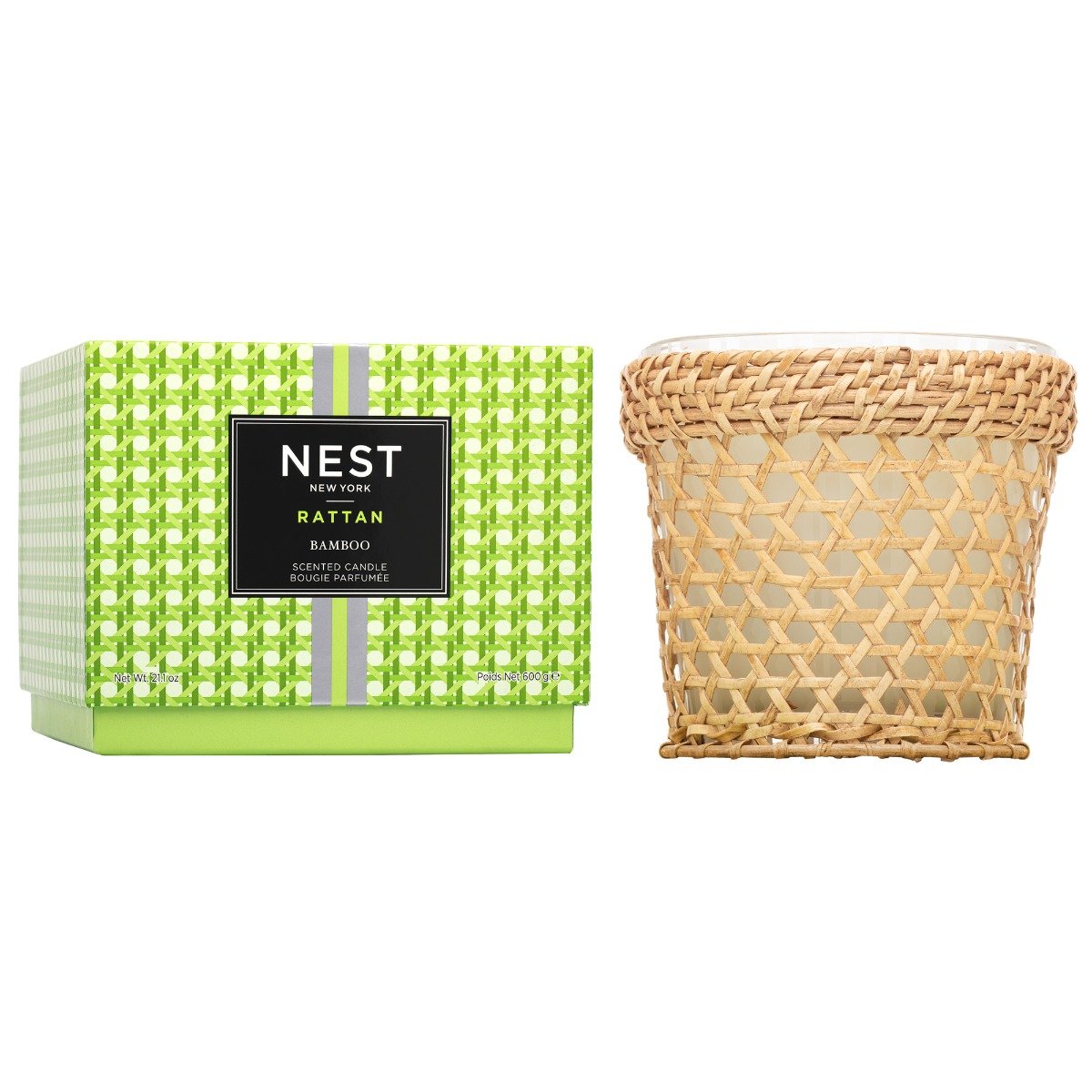 Nest - Bamboo Rattan 3 Wick Candle
