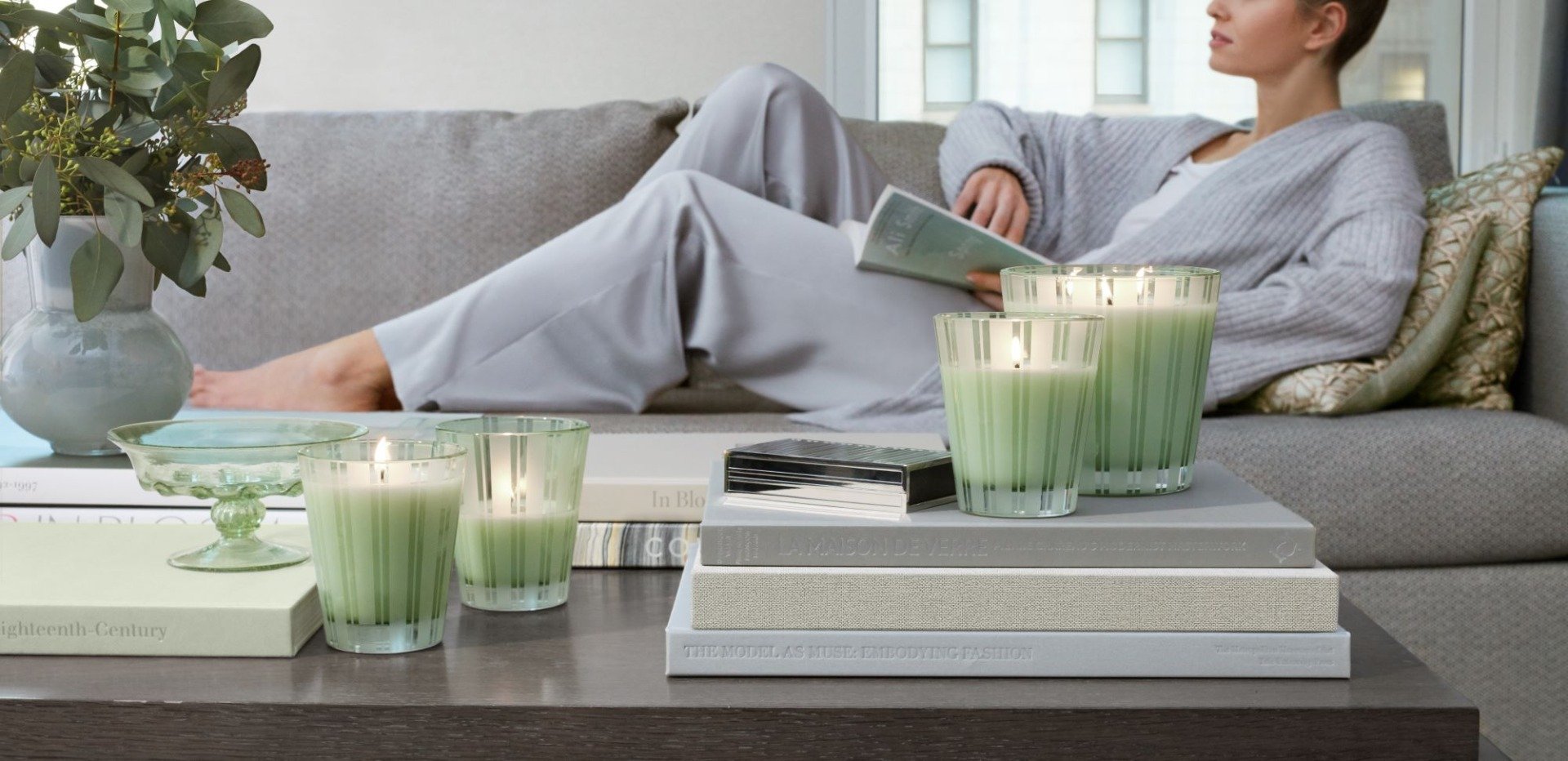 Nest - Wild Mint & Eucalyptus 4 Wick Luxury Candle