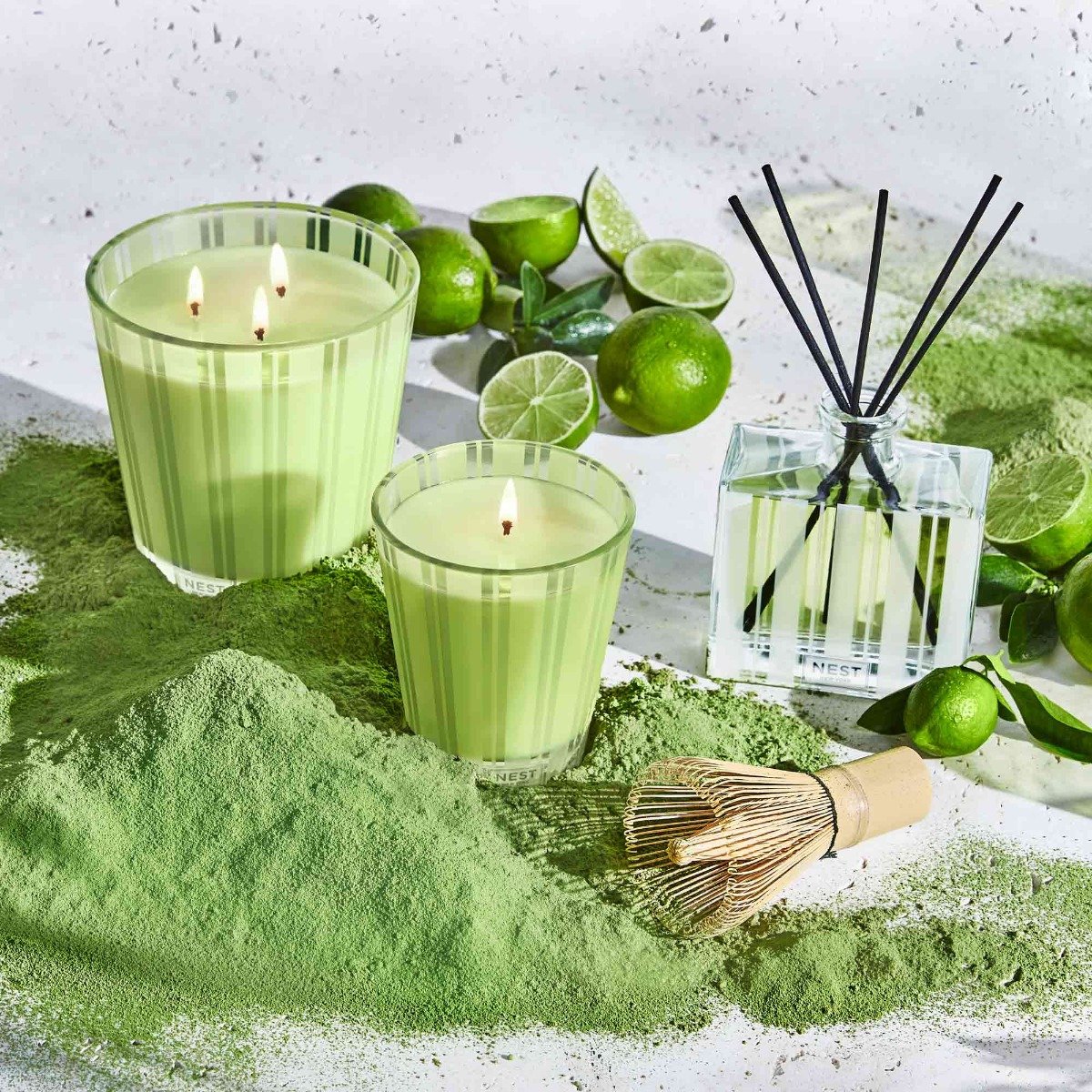 Nest - Lime Zest & Matcha 3 Wick Candle