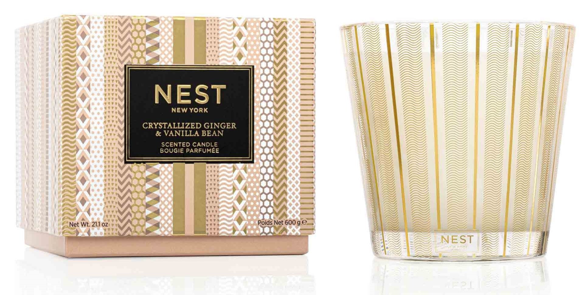 Nest - Crystallized Ginger & Vanilla Bean 3 Wick Candle
