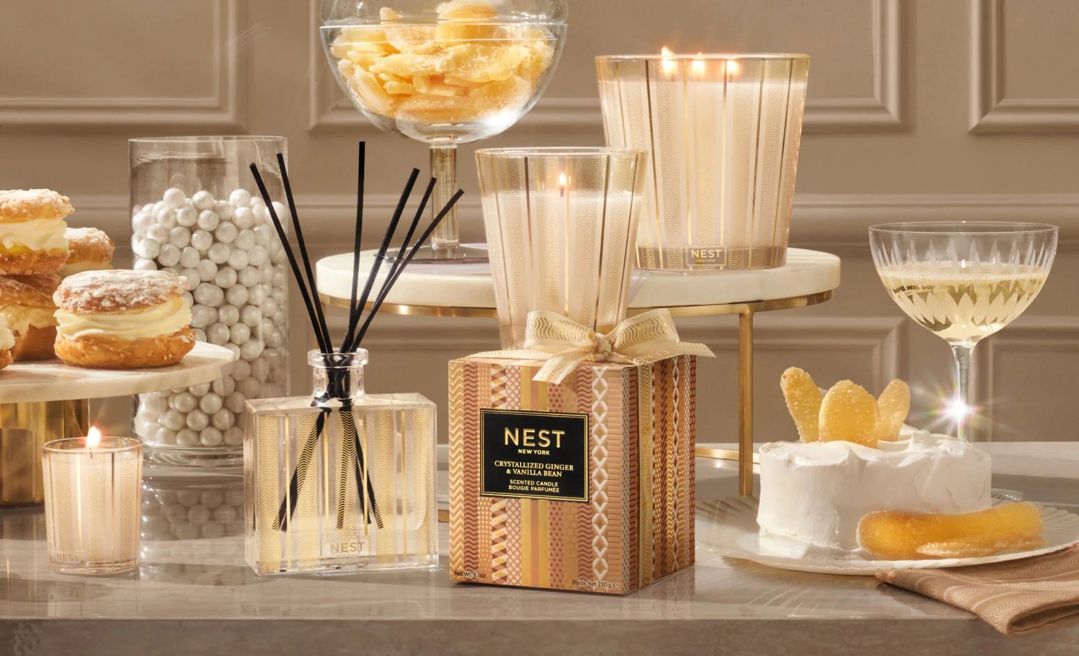 Nest - Crystallized Ginger & Vanilla Bean Candle