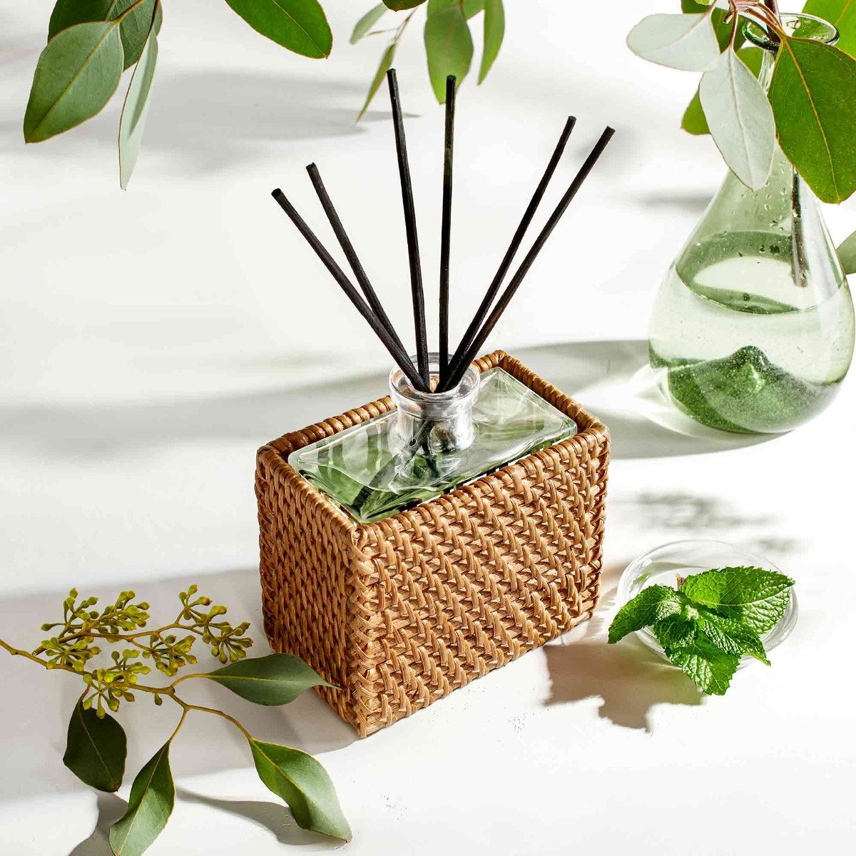 Nest - Wild Mint & Eucalyptus Rattan Diffuser