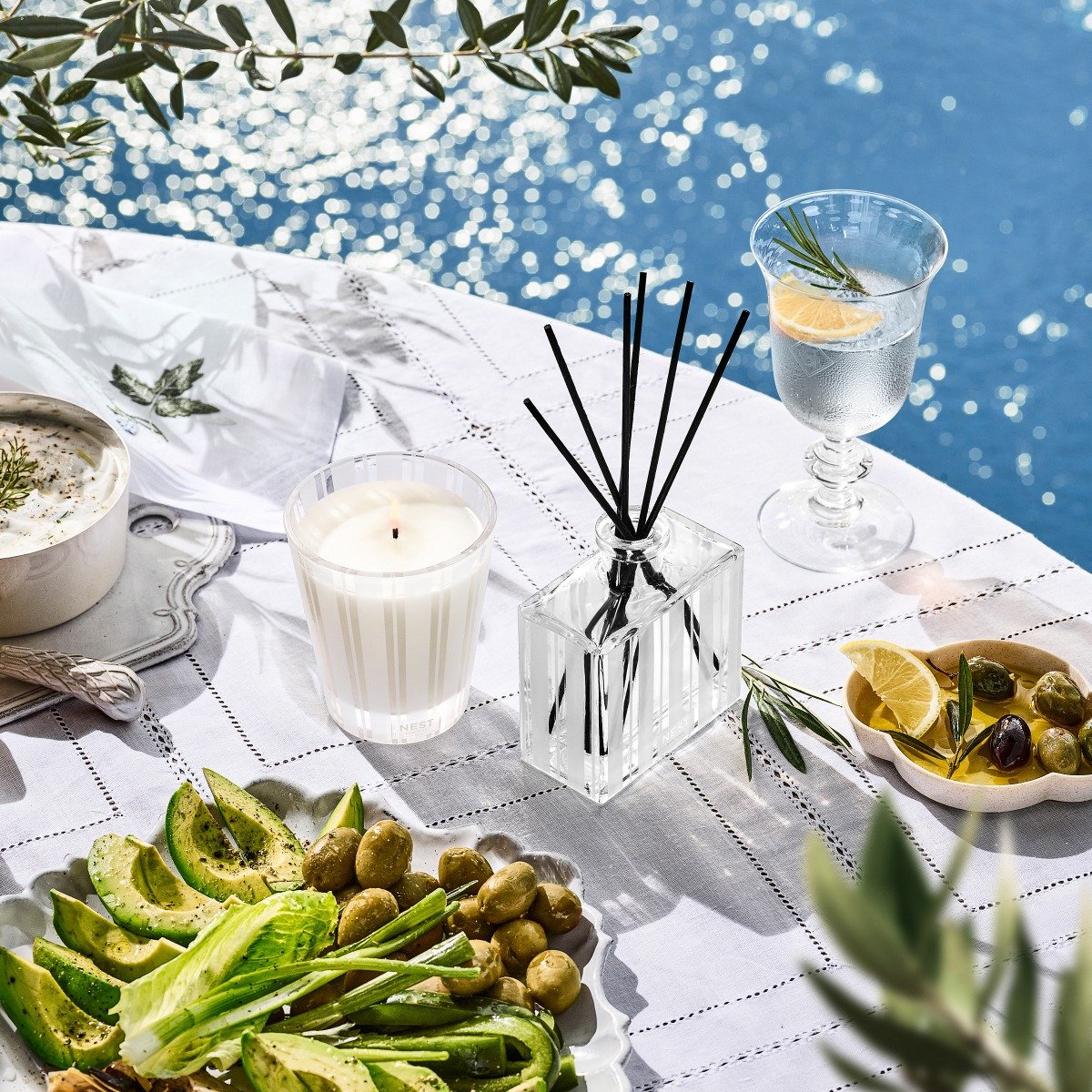 NEST Santorini Olive & Citron Diffuser - Thumbnail 3