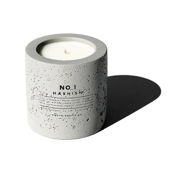 Photogenics - Hashish #1 Concrete Candle