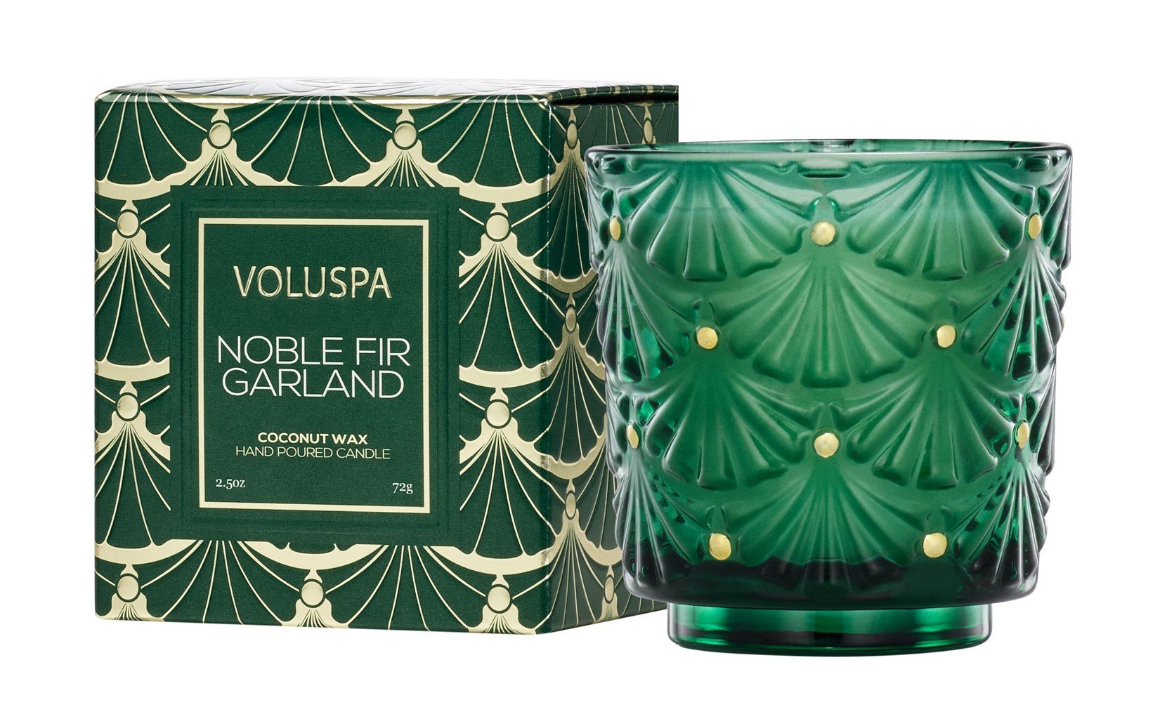 Voluspa - Noble Fir Garland Pedestal Candle