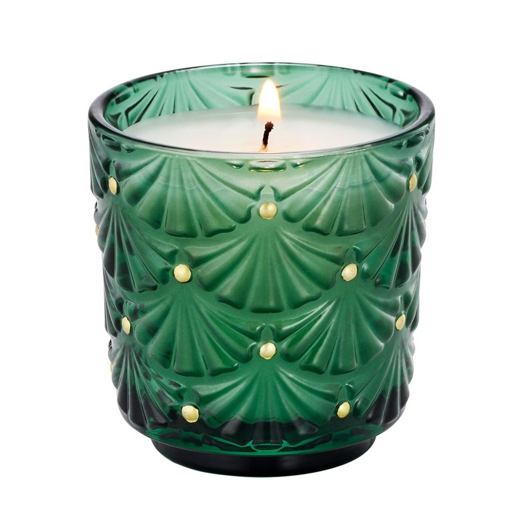 Voluspa - Noble Fir Garland Pedestal Candle