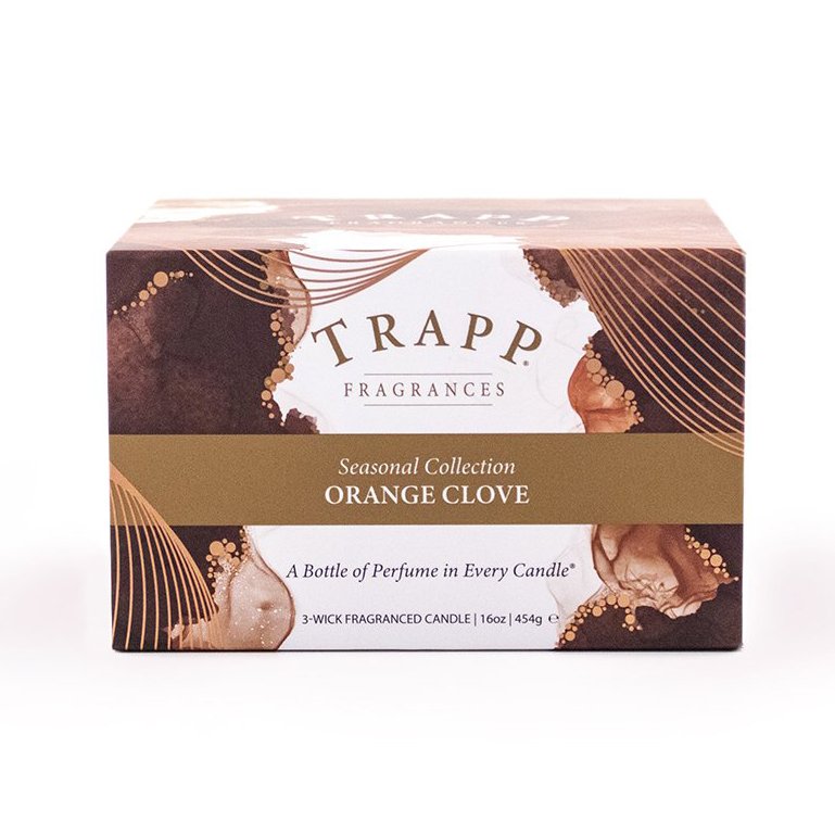 Trapp - Orange Clove 3 Wick Candle