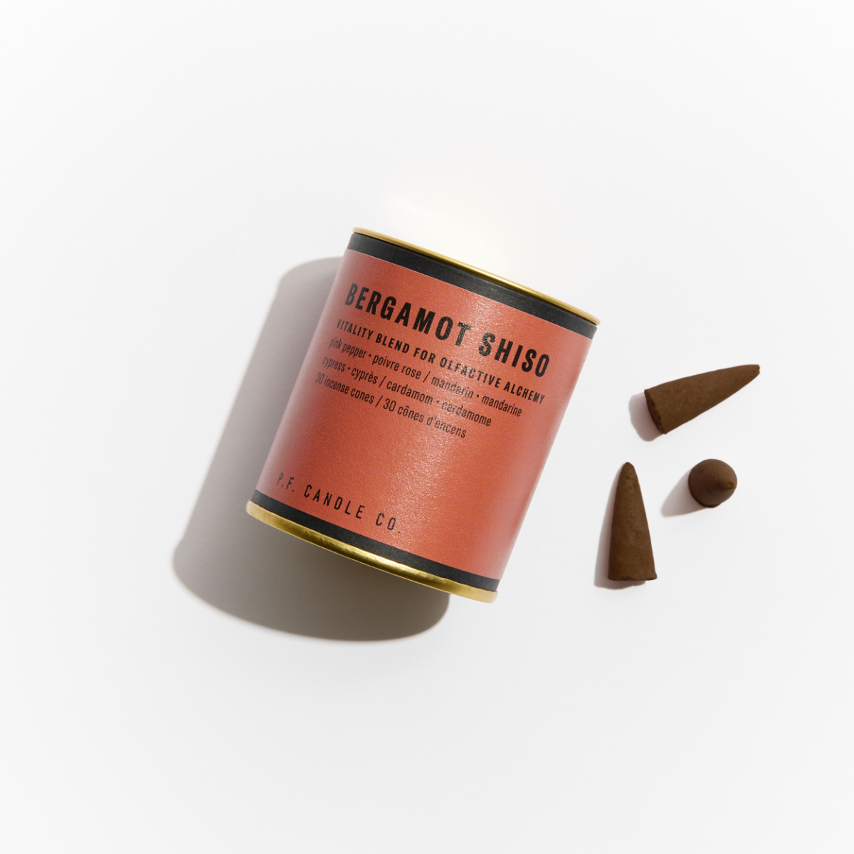 P.F. Candle Co. - Bergamot Shiso Incense Cones