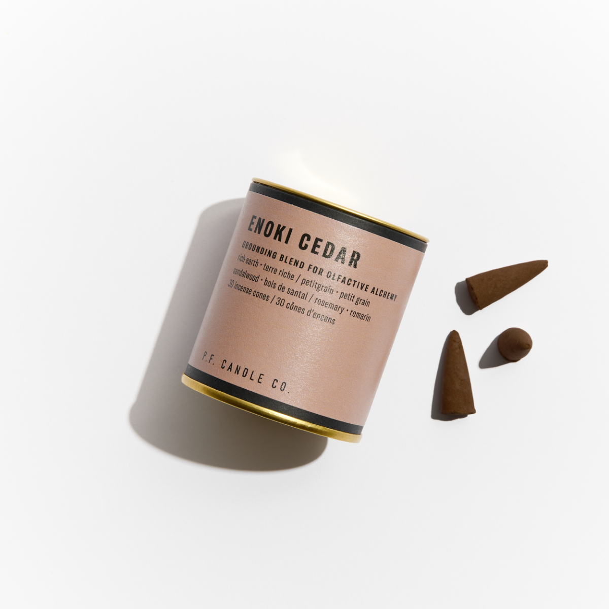 P.F. Candle Co. - Enoki Cedar Incense Cones