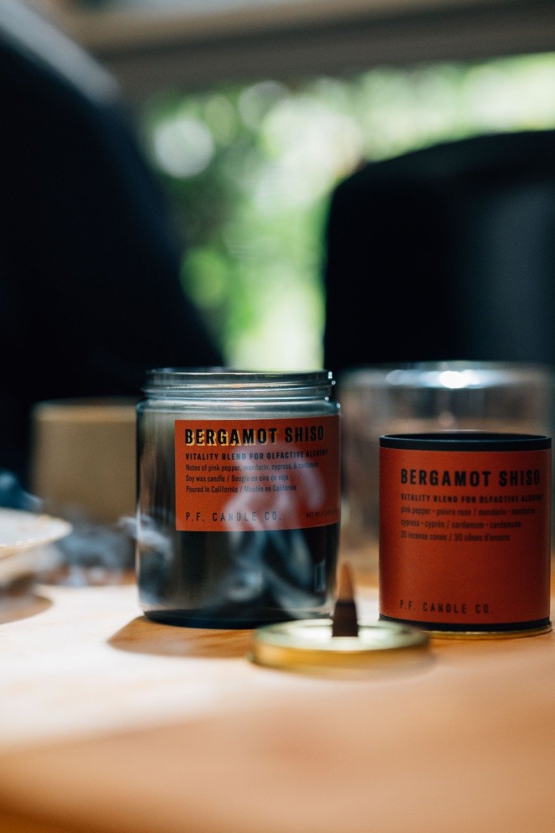 P.F. Candle Co. - Bergamot Shiso Incense Cones