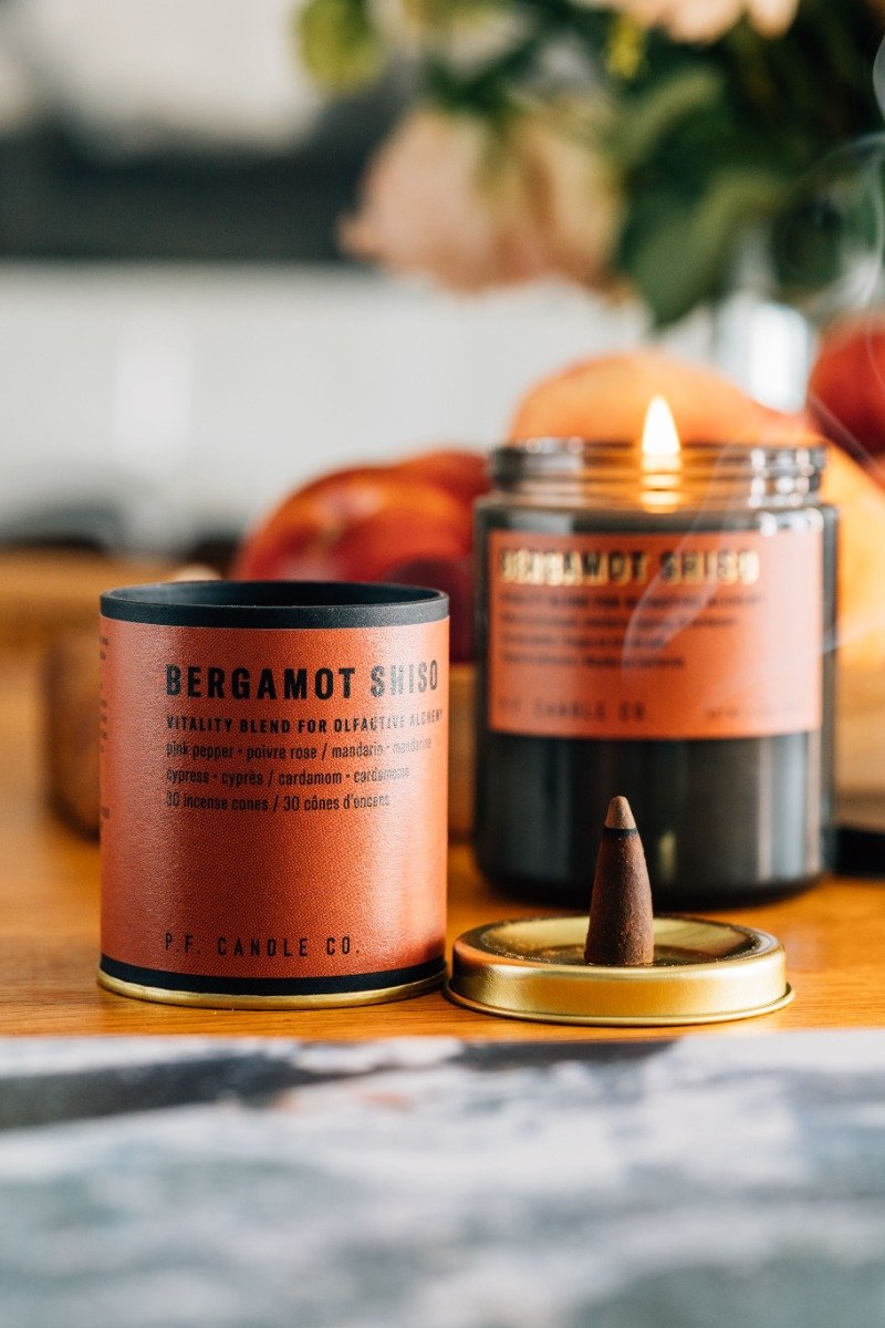 P.F. Candle Co. - Bergamot Shiso Incense Cones