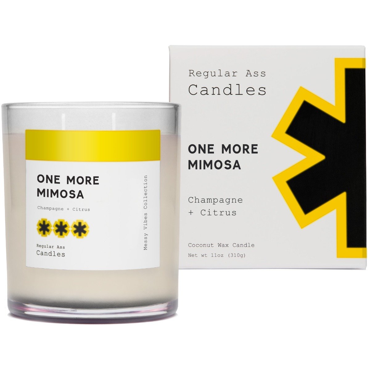 Regular Ass Candles - One More Mimosa (Champagne + Citrus) Candle