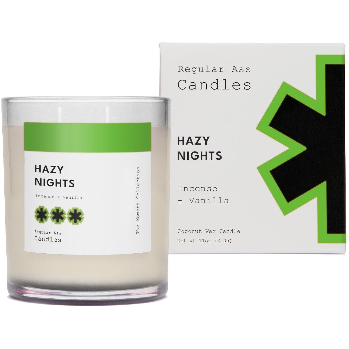 Regular Ass Candles - Hazy Nights (Incense + Vanilla) Candle