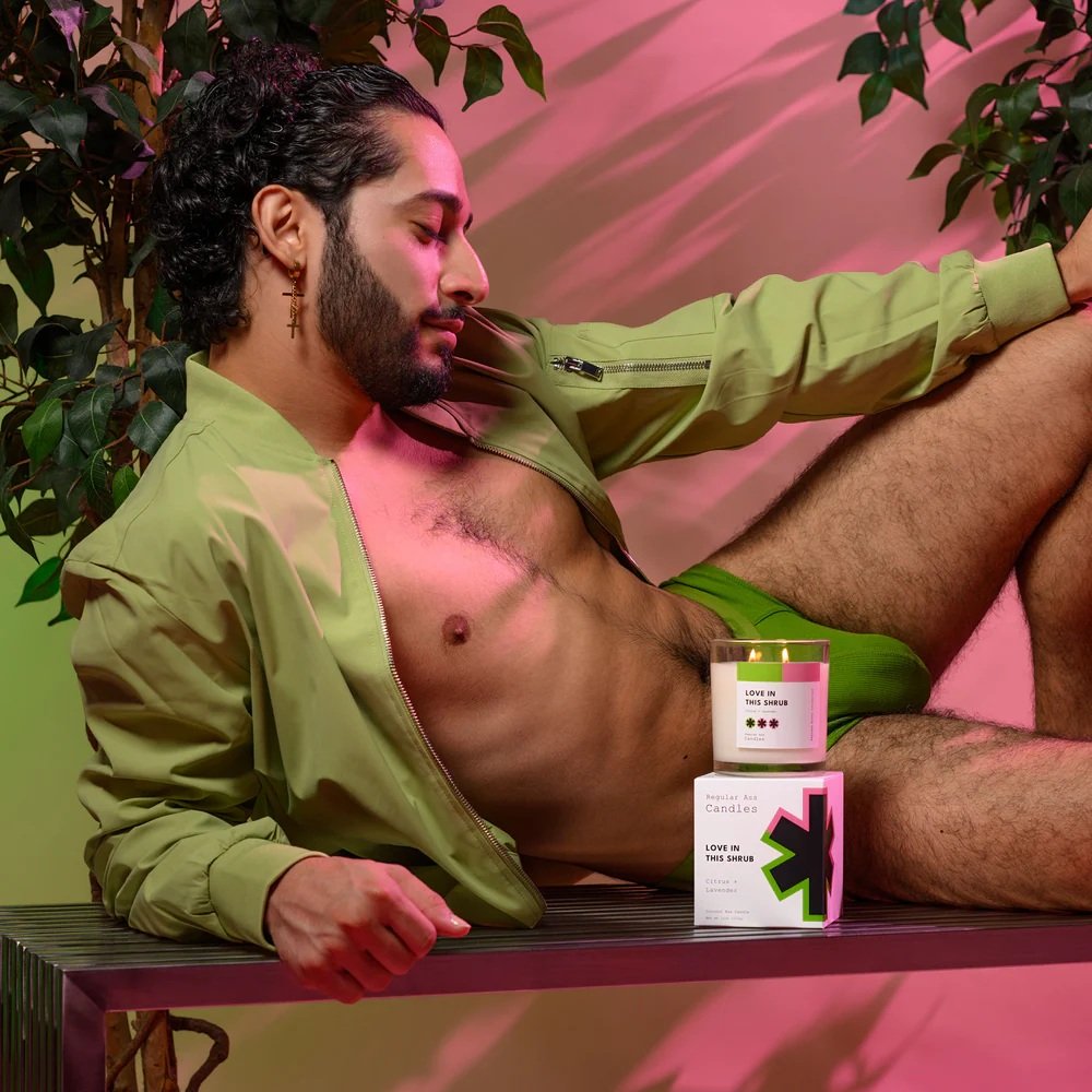 Regular Ass Candles - Love in This Shrub (Citrus + Lavender) Candle