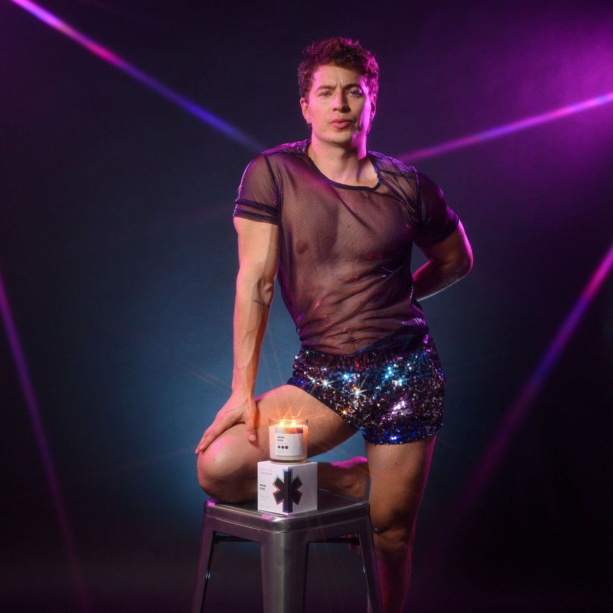 Regular Ass Candles - Mood Ring (Black Plum + Amber) Candle