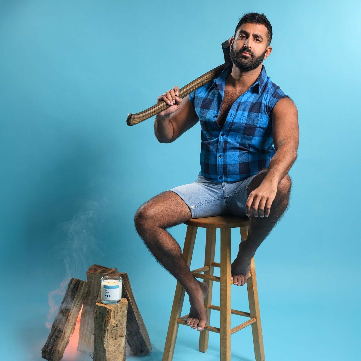 Regular Ass Candles - Log Cabin (Birch + Musk) Candle